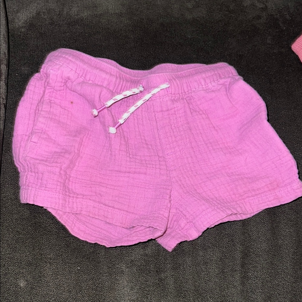 Cat & Jack Pink Elastic Waist Shorts